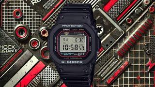 G-SHOCK DW5000R-1A Anniversary Square Re-Creation