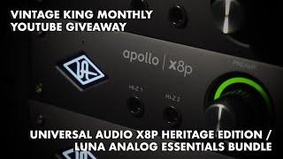 Win A Universal Audio Apollo x8p Interface & LUNA Analog Essentials Bundle From Vintage King