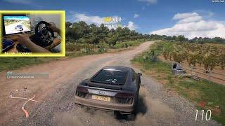 Audi R8 V10 Plus | Snopy V5h Pro Steering | Forza Horizon 5