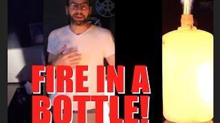 Fire in a Bottle - Awesome Combustion - Fire Bottles (aka Whoosh Bottles)