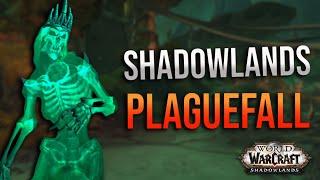 Shadowlands Alpha - Plaguefall Full Dungeon Run With Logs! NEW Affliction Changes!