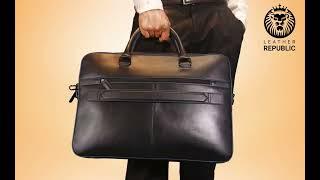 Smart & Stylish Original leather Office/Laptop bag collection at reasonable price in BD