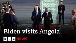 US President Joe Biden visits Angola in bid to rival China | BBC News