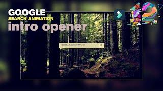 How to Create COOL Searching intro in "Wondershare Filmora12 Tutorial: