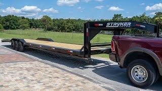 Stryker Trailers Gooseneck LoPro with Drive Over Fenders