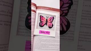 DIY aesthetic bookmark  ||Cute handmade butterfly bookmark