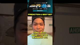 JAGUARS vs LIONS PREDICTION + BEST BET | NFL WEEK 11 PICKS | 11/17/24 | #NFL #sportsbetting