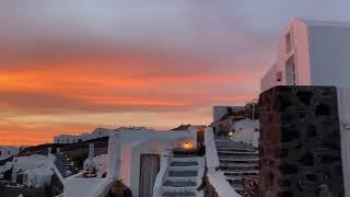 Spectacular Sunset in Santorini