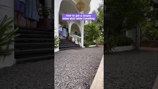 How to get a couple video shot using only a phone while travelling. #travelshot #coupleshot #howto