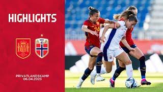 Høydepunkter Spania - Norge, 4-2