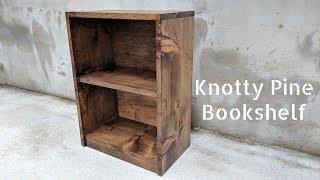 DIY Knotty Pine Book Shelf | NATHAN BUILDS