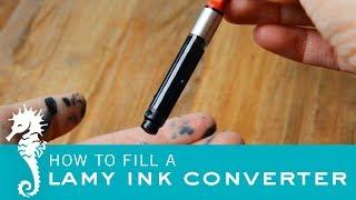 How To Fill a Lamy Converter | The Paper Seahorse