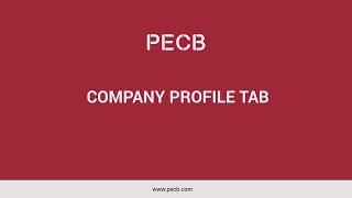 PECB Reseller Dashboard – Company Profile Tab Video Manual