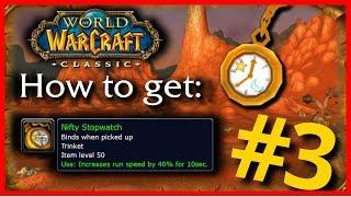 The Nifty Stopwatch - How to get it in Classic World of Warcraft - PvP Trinkets Ep.3