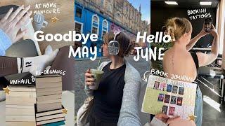 MONTHLY RESET  Spring Summer, wardrobe clear out, book organisation, reading journal & chatty Q&A