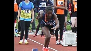 Janaé Duporte-Clarke U15s..100m... !st place. @ Ipswich Harriers 11 05 2014