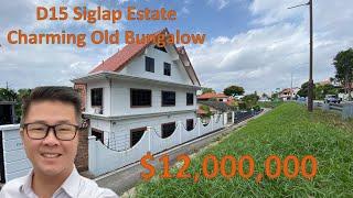 Singapore Landed Home Tour - District15 Charming Old Bungalow Great For Redevelopment