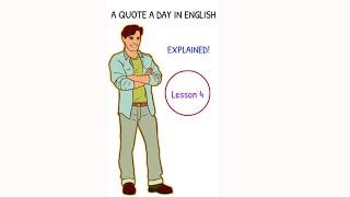 Quote of the Day in English // Lesson 4 // #SHORTS //Intermediate English