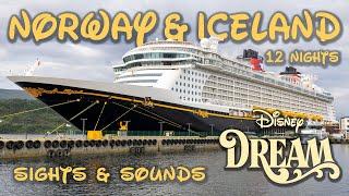 Disney Dream 12 Night NORWAY and ICELAND Cruise 2024 - Day by Day