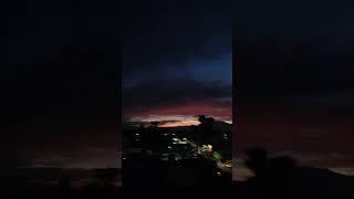 Así el primer amanecer de diciembre en Tláhuac, Ciudad de México