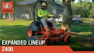 The Future of Zero-Turn Mowing is Here; Kubota Z400 Series