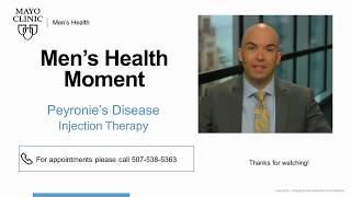 Men's Heath Moment: Peyronie's Disease: Injection Therapy