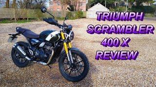  2024 TRIUMPH SCRAMBLER 400X REVIEW 