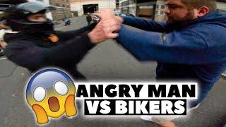 ANGRY MAN VS BIKERS! #MOTOVLOG