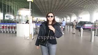 PARINEETI CHOPRA FLY FROM MUMBAI SPOTTED AT AIRPORT