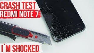 Xiaomi Redmi Note 7 CRASH TEST  I didn't expect this 