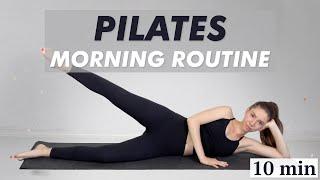 10 MIN PILATES MORNING ROUTINE | Full Body Workout | low impact | music only