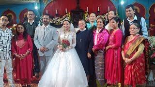 Sonica weds Mark ll St. Teresa church ll Kalimpong.