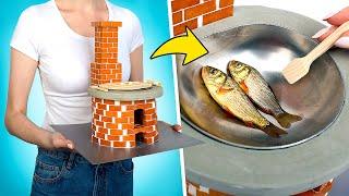 DIY Miniature Stove From Bricks