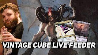 How to WIN with ZERO POWER | Vintage Cube LIVE Feeder | MTGO