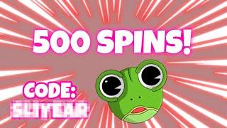 *500 SPIN CODE* SHINDO LIFE SPIN CODE!