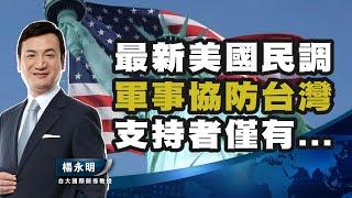 美國人支持保台？最新民調數字出爐，美國智庫軍事戰爭民調，俄烏戰爭、軍援台灣、中東戰爭，美國人民怎麼看？【楊永明】