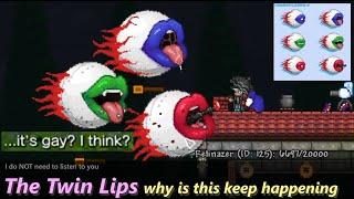 Someone created The Twin Lips in Terraria. What the freak. (Lips of Cthulhu part 2)