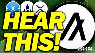 Altcoin Buyers - You NEED To Hear This! XDC, ALGO, XRP Crypto News