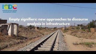 Empty signifiers: new approaches to discourse analysis in infrastructure