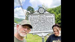 Black Wall of Death-The Buffalo Creek Disaster-Locations-Man West Virginia