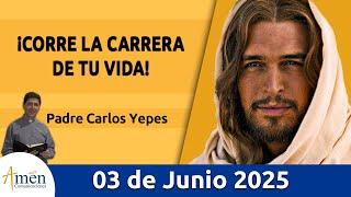 Evangelio De Hoy Martes 3 Junio 2025 #PadreCarlosYepes l San Juan 17, 1- 11a l Misa