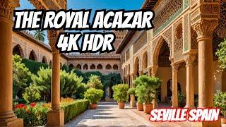 Discover The Stunning Alcázar Of Seville In 4k HDR - A UNESCO Treasure! #sevilla #alcazar