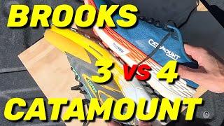 Brooks Catamount 3 vs 4 // Full Test & Comparison // FLEX vs SPEED