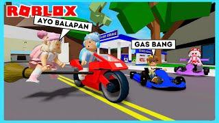 Aku Dan Adiku Balapan Naik Sapu Terbang Di Roblox Brookhaven ft @Shasyaalala