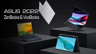 Asus 2022 Zenbooks and Vivobooks