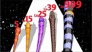 Snake Evolution Run 3D - Level Up Snake Max Level Gameplay (Snake Run) (PART 1)