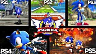 SONIC PS1 VS PS2 VS PS3 VS PS4 VS PS5