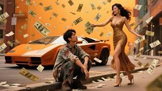 Pretty CEO tips poor guy with cash, not knowing he’s a war god! He saves her,she gives him her heart