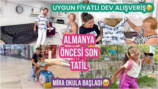 ALMANYA ÖNCESİ SON TATİLMİRA OKULA BAŞLADIUYGUN FİYATLI DEV ALIŞVERİŞ YAPTIK