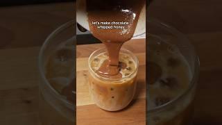 Chocolate whipped honey#coffee #asmr #science
